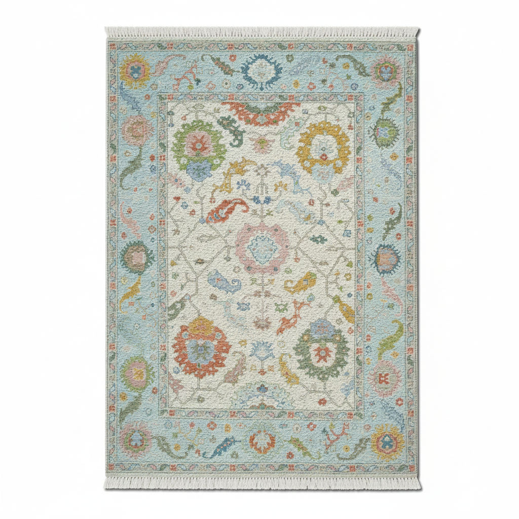 SERAVENIA - Hand Knotted Oushak Carpet